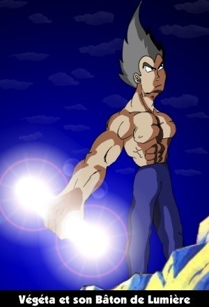 Vegeta et son abton de lumière