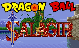 Logo avec Shenron et le logo Salagir