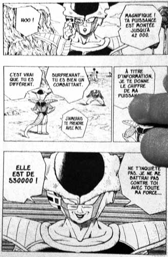 Extrait du manga DB